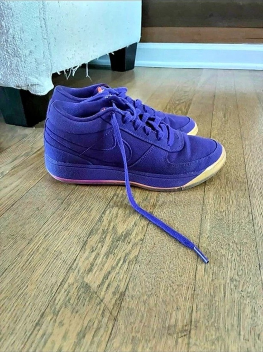 Nike Purple High Top Sneakers